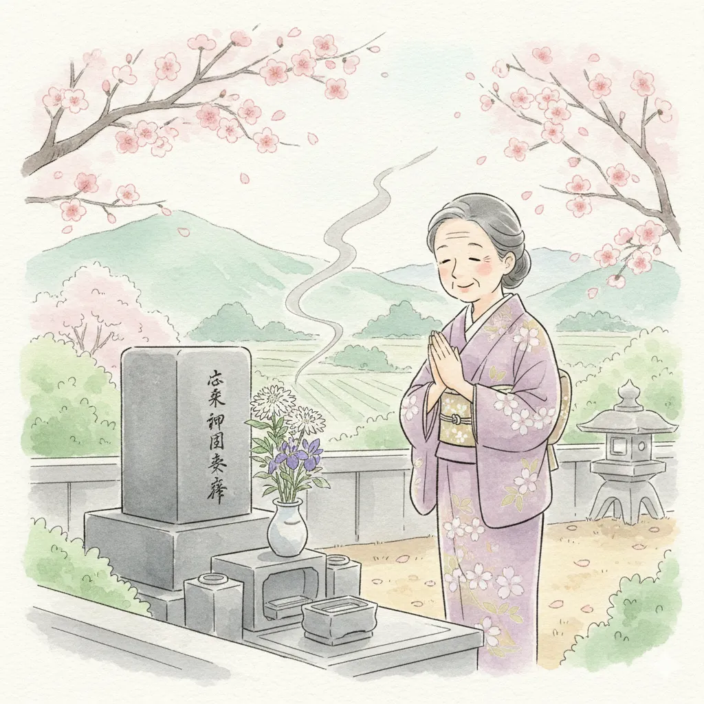 悲しみを癒すお墓参りの方法
