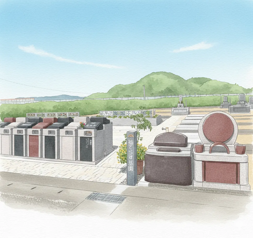 福てらす墓園の様子