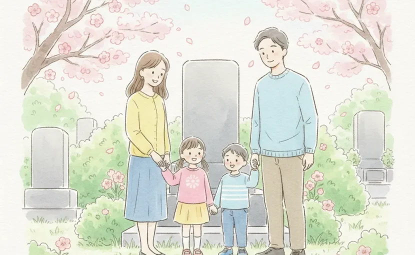 アイキャッチ　お墓参りと心の健康